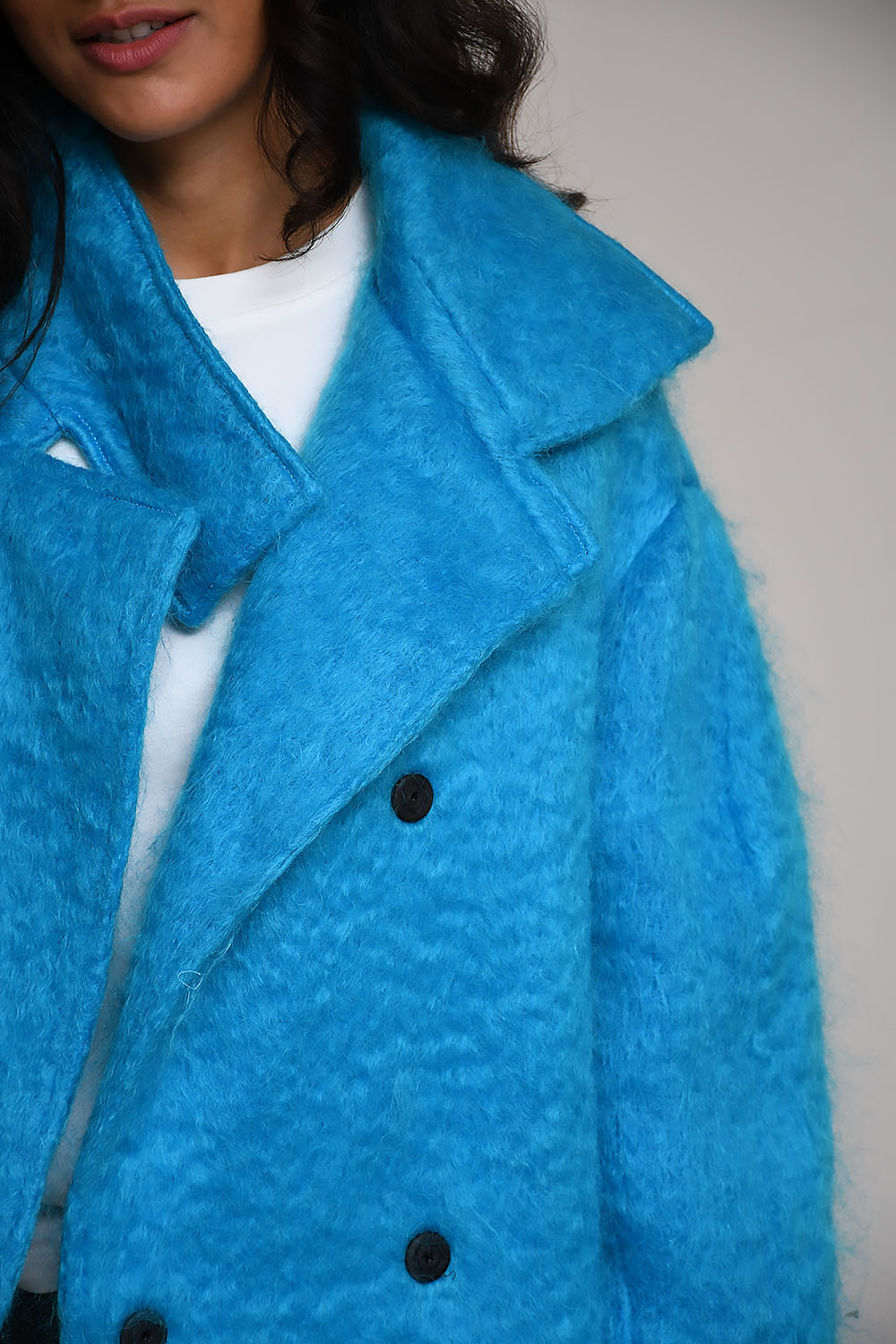 Clementina oversized double-breasted coat