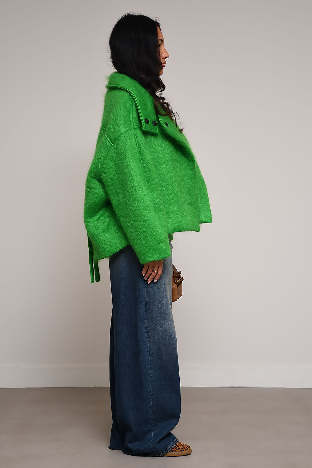 Clementina oversized double-breasted coat