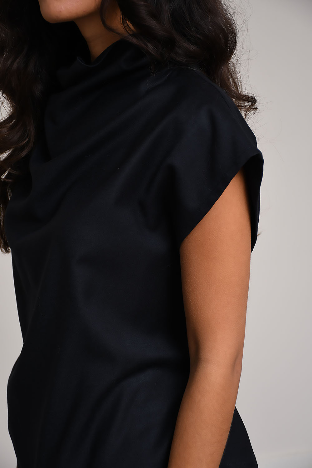 Bianchina flan-woven top