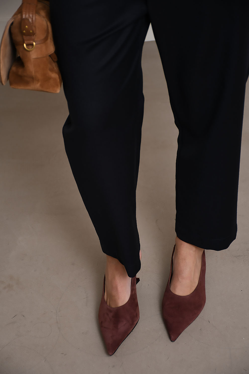 Joie flan-woven relaxe-fit trouser