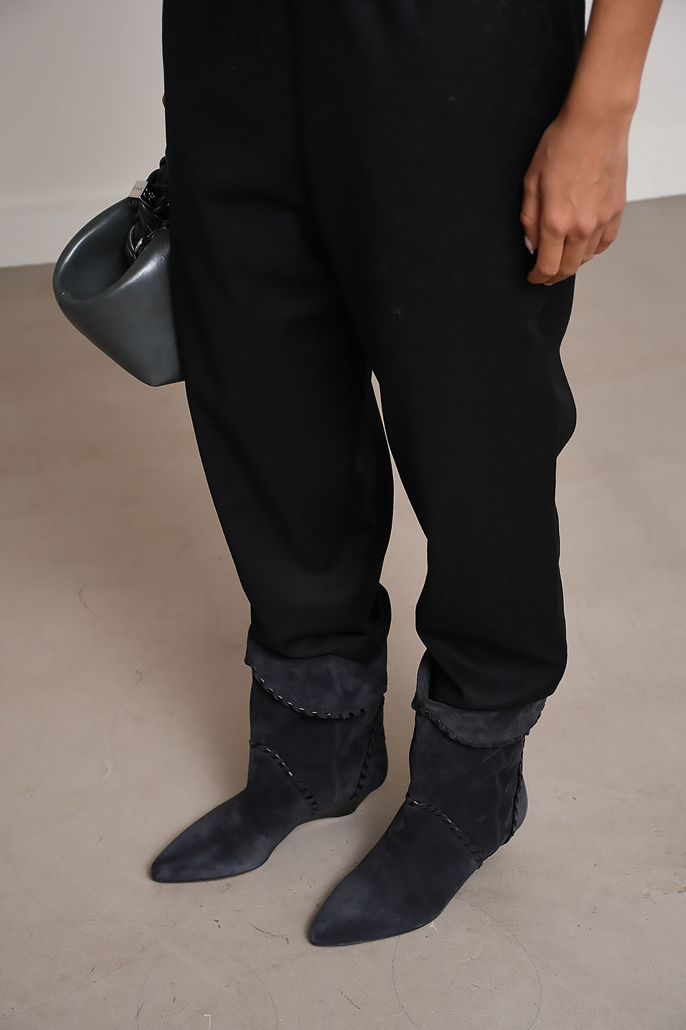 Joie flan-woven relaxe-fit trouser