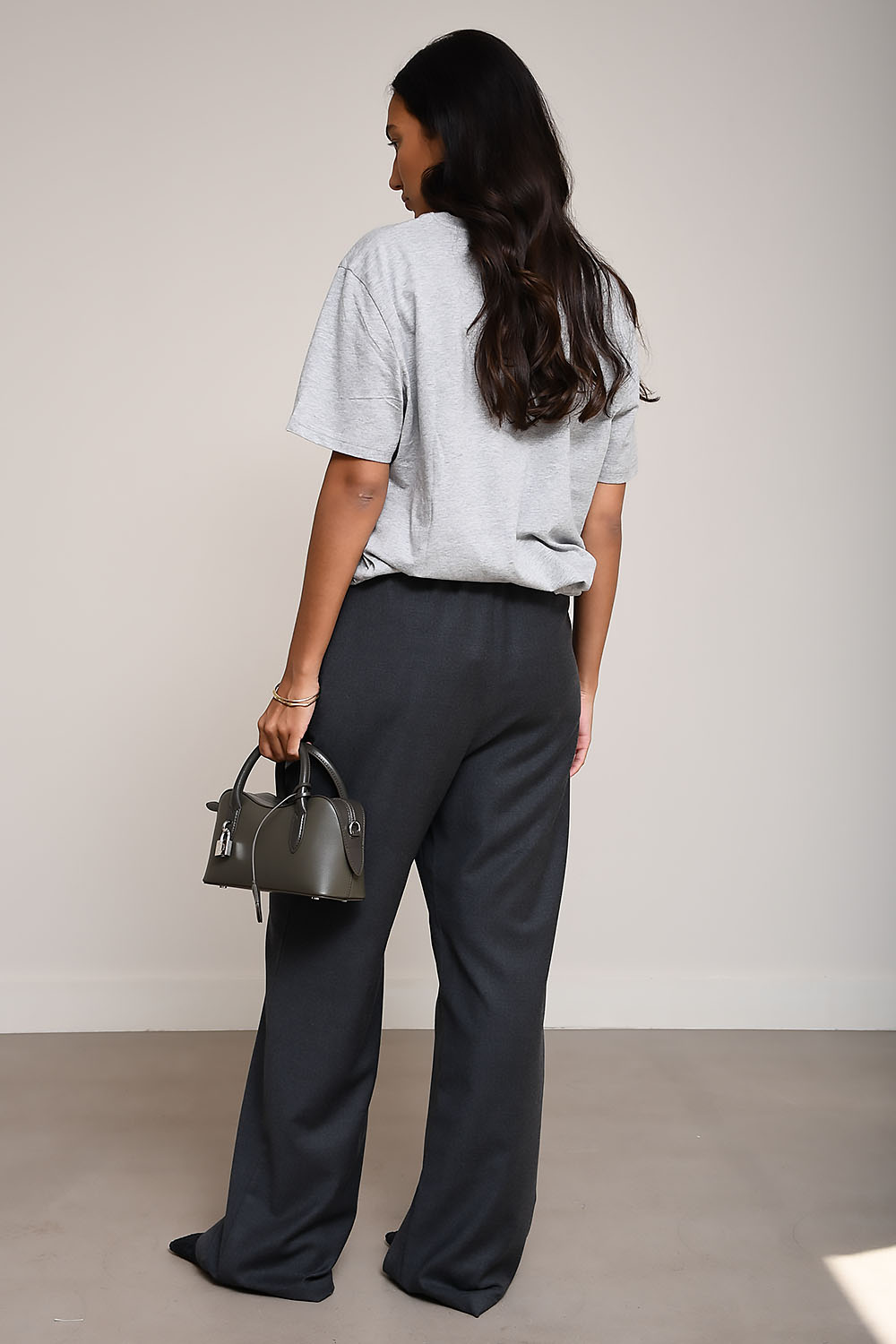 Mariano flan-woven wide-leg trousers