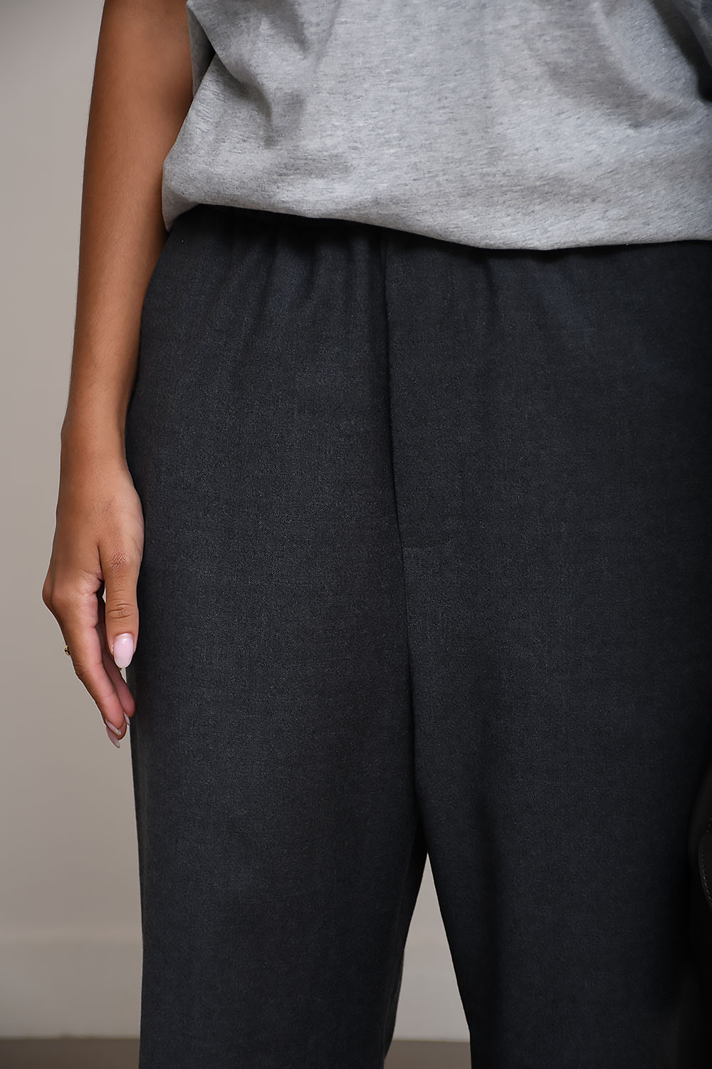 Mariano flan-woven wide-leg trousers