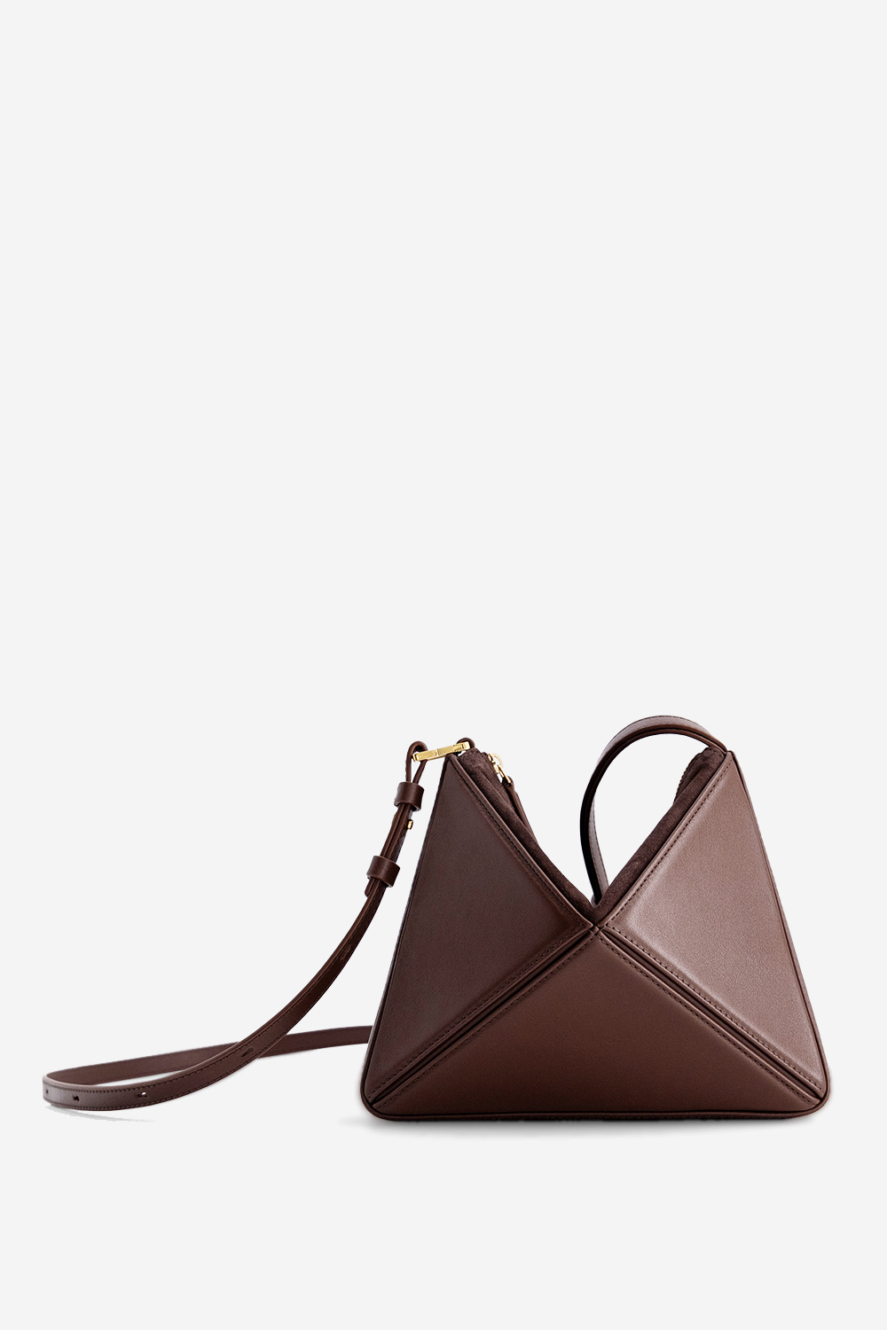 Mini flex leather crossbody