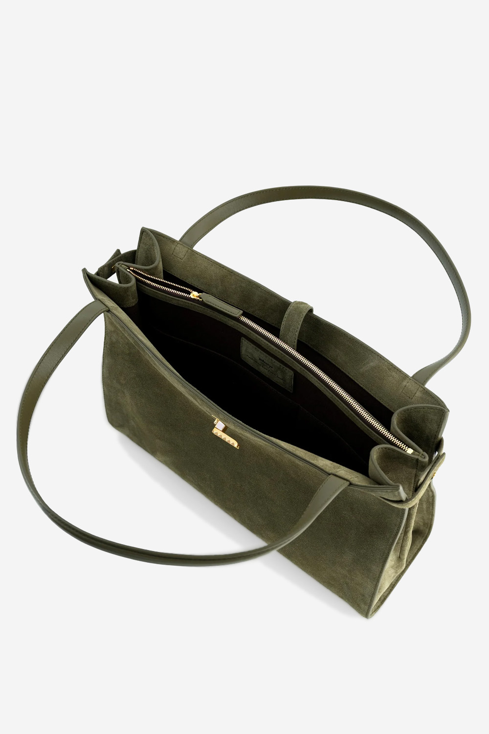 Mlouye - Isla suede shoulder bag