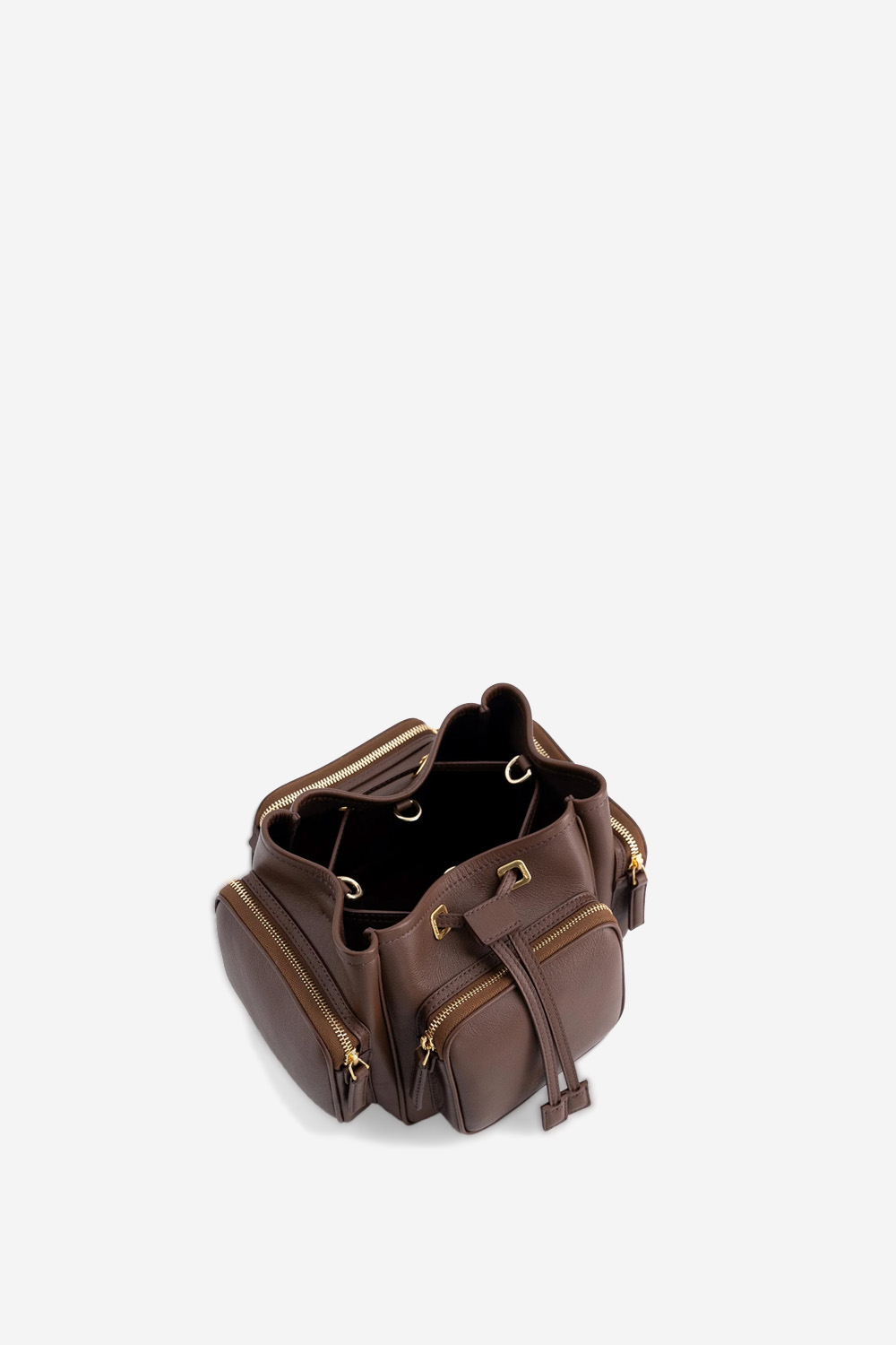 Quad leather crossbody