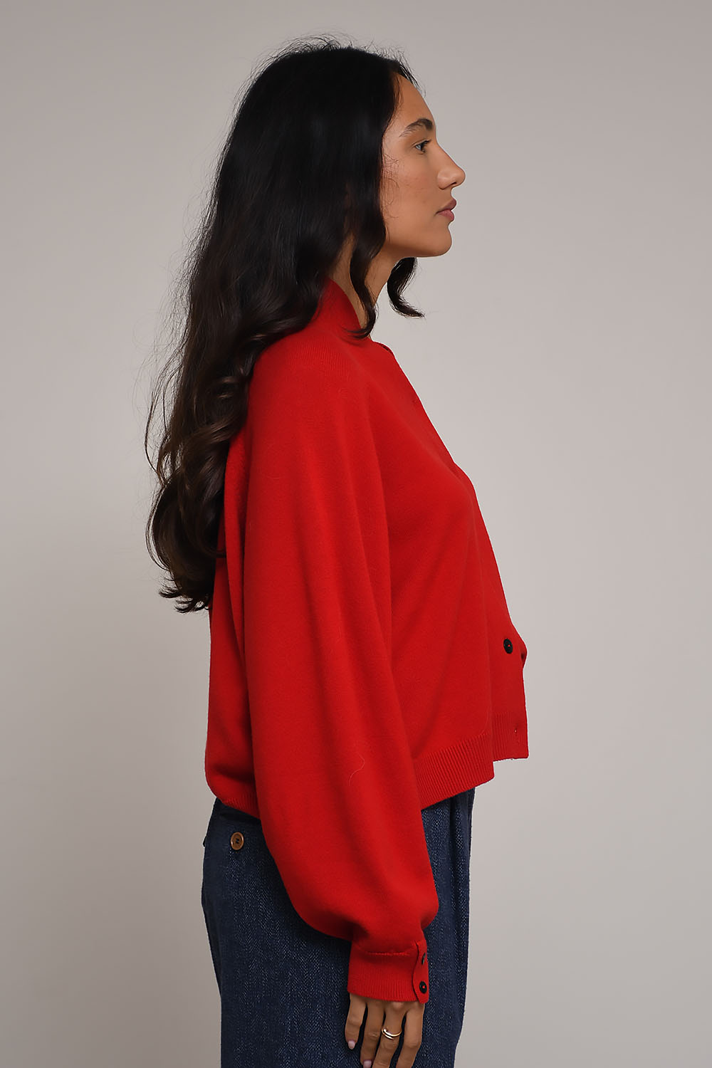 Cordera - Merino wool boxy oversized cardigan