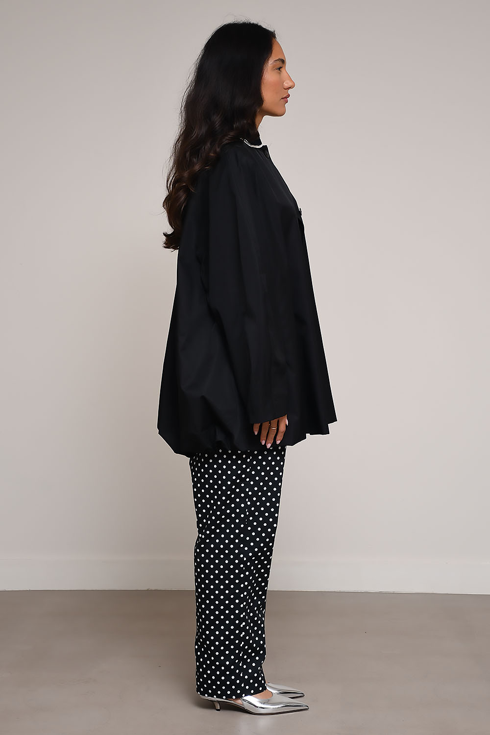 Cordera - Crochet collar relaxe fit jacket