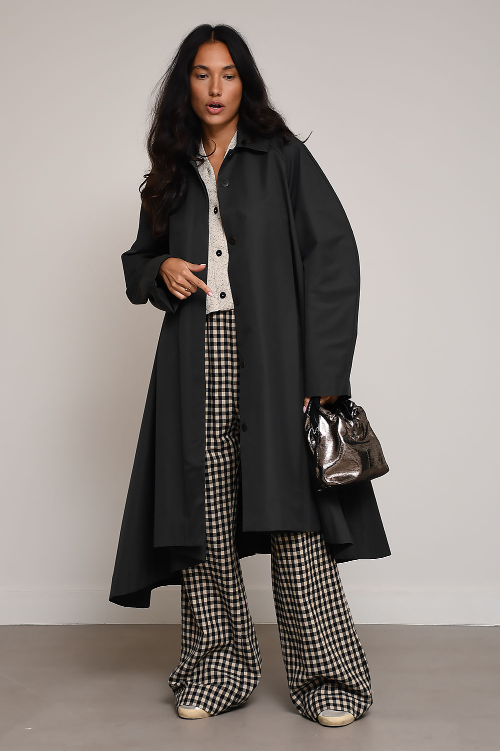 Cordera - Asymmetric trench coat