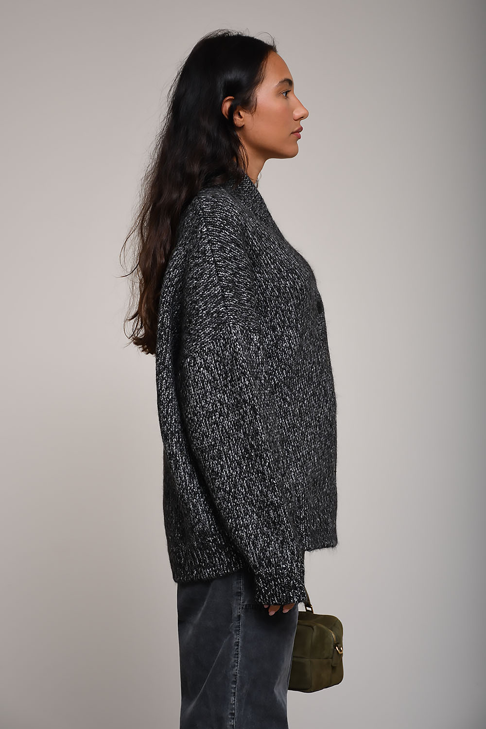 Cordera - Oversized alpaca cardigan