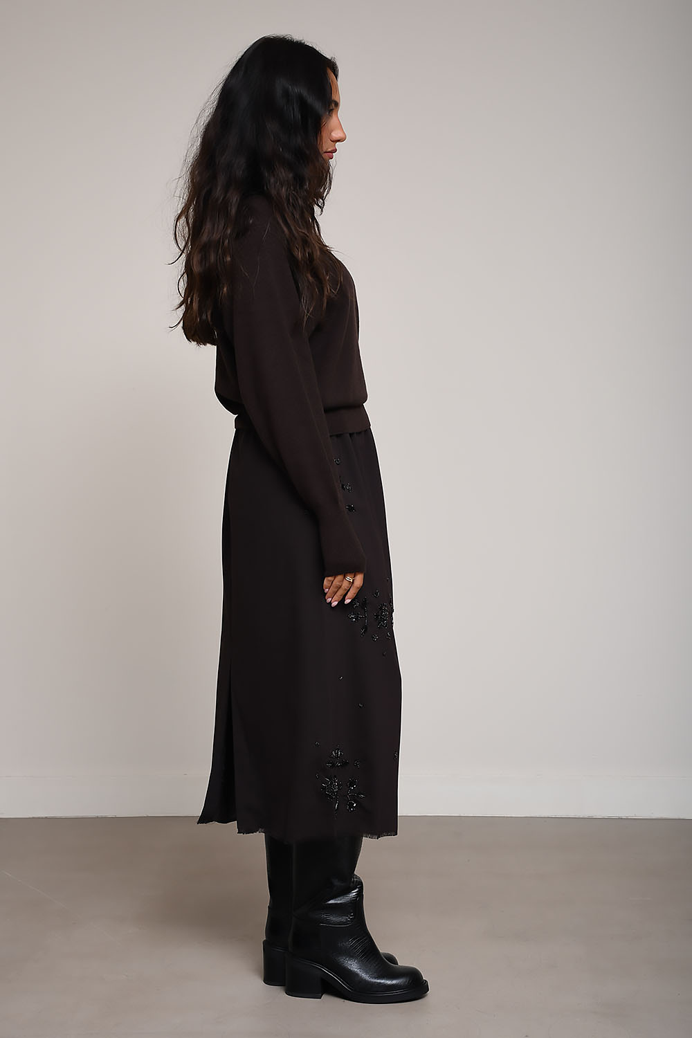 Cordera - Embellished tailoring skirt