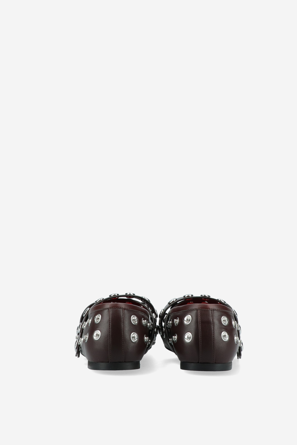 Ryder popper-studded ballerinas