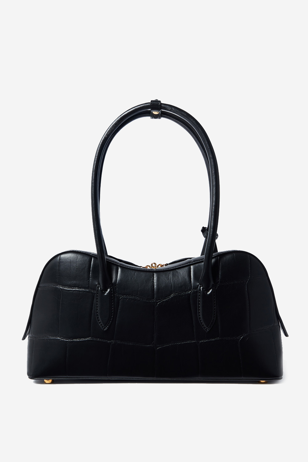 Ryder medium croco leather shoulder bag