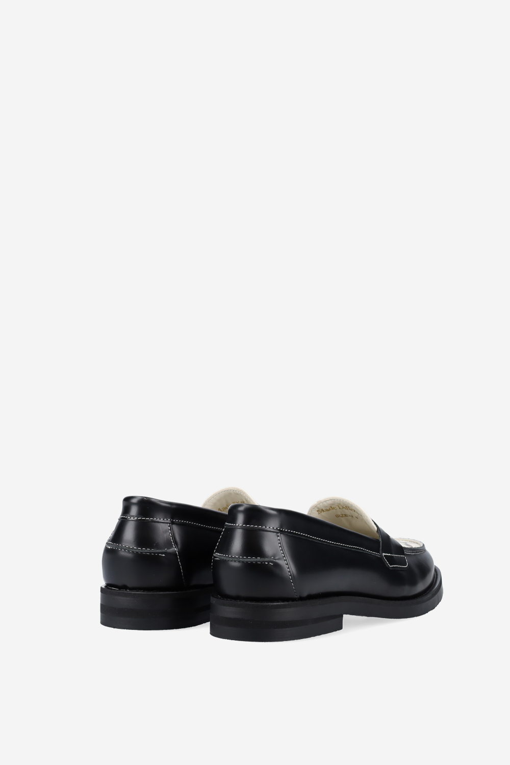 Wilde snake leather penny loafer