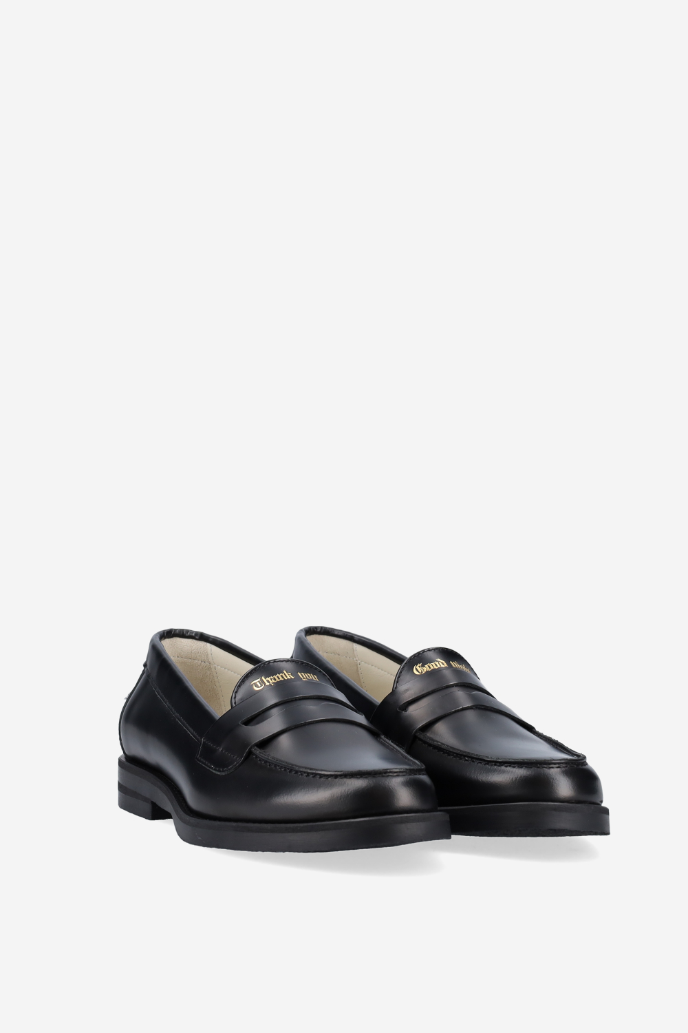 Wilde thank you good night leather penny loafer