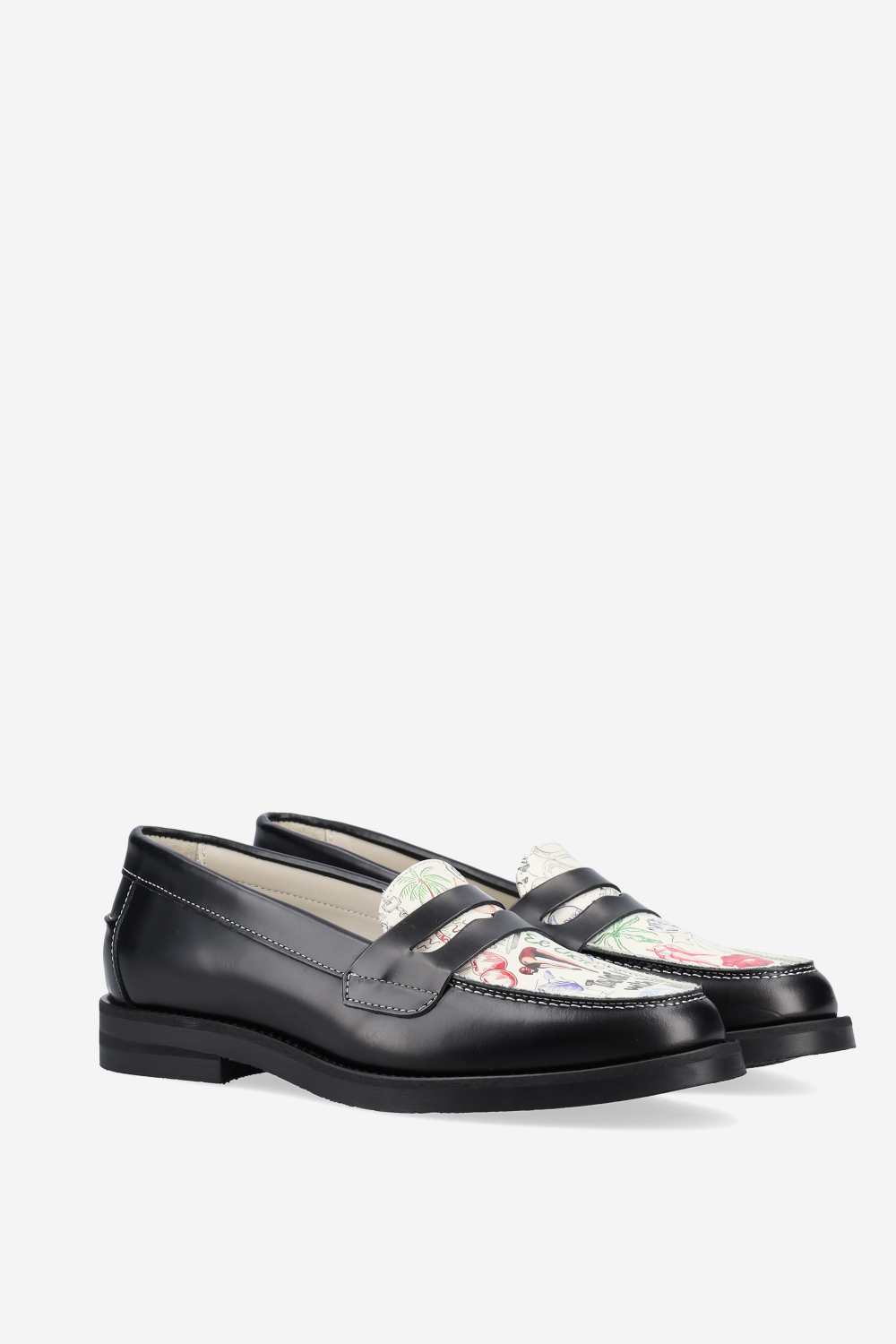 Wilde casa doodle penny leather loafer
