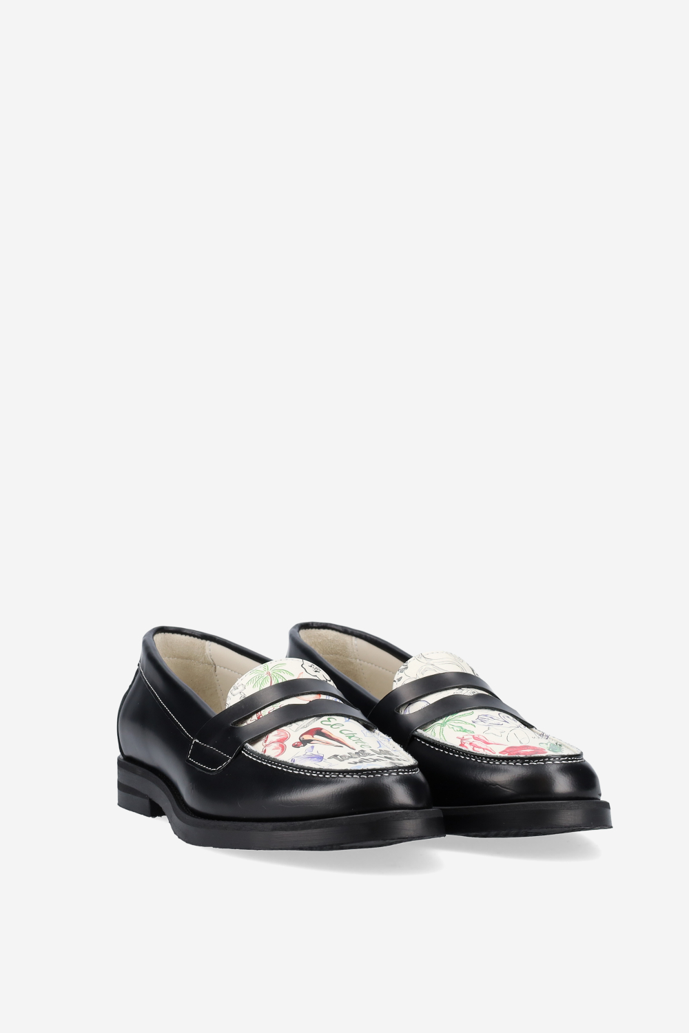 Wilde casa doodle penny leather loafer