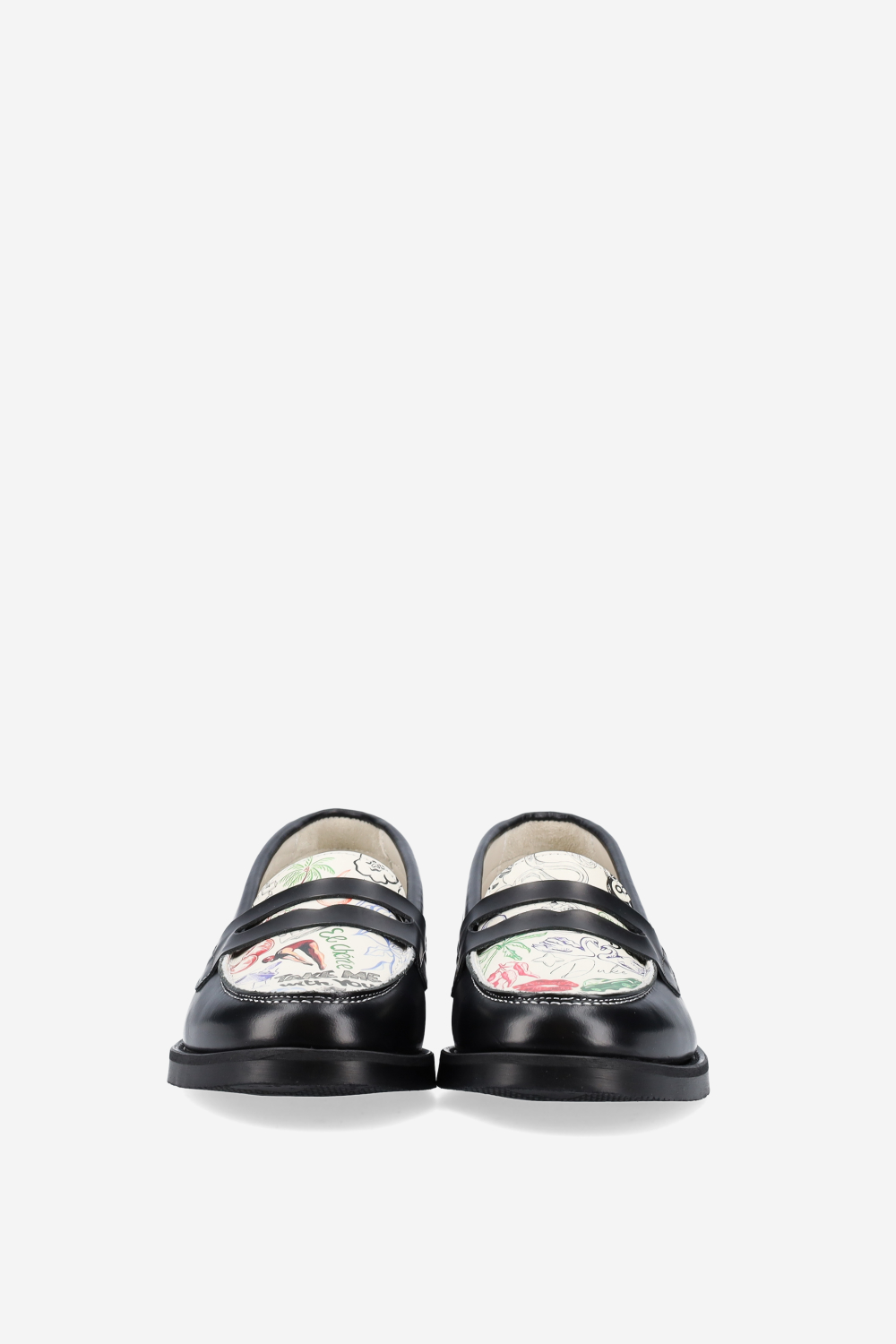 Wilde casa doodle penny leather loafer