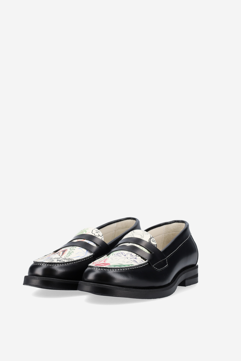 Wilde casa doodle penny leather loafer