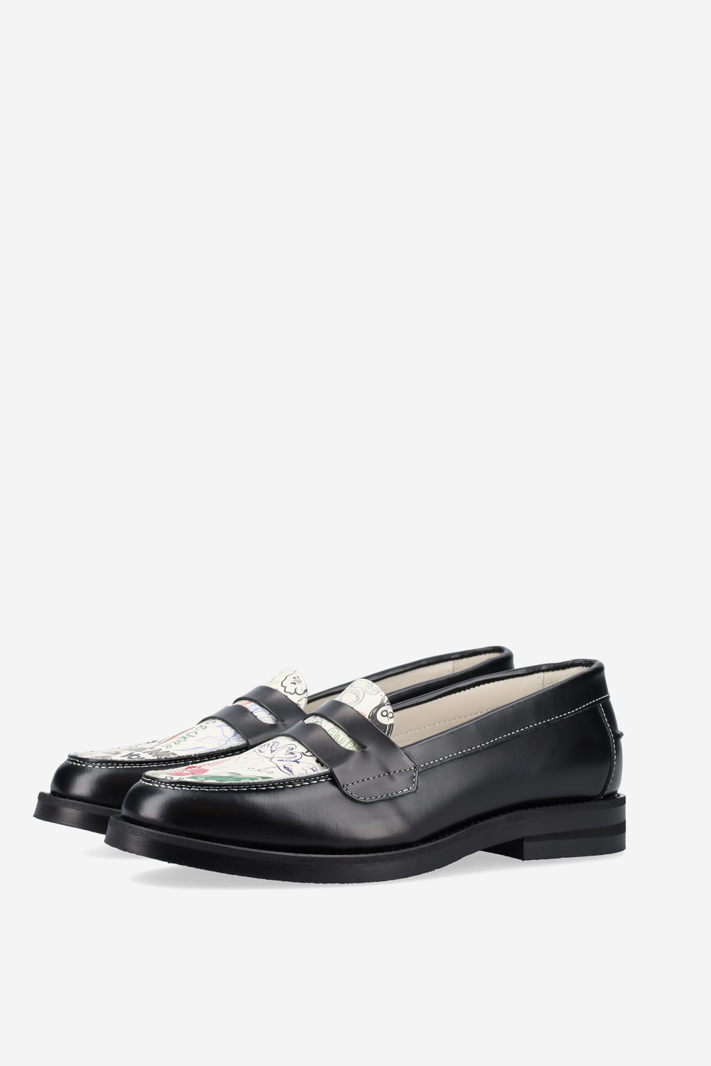 Wilde casa doodle penny leather loafer