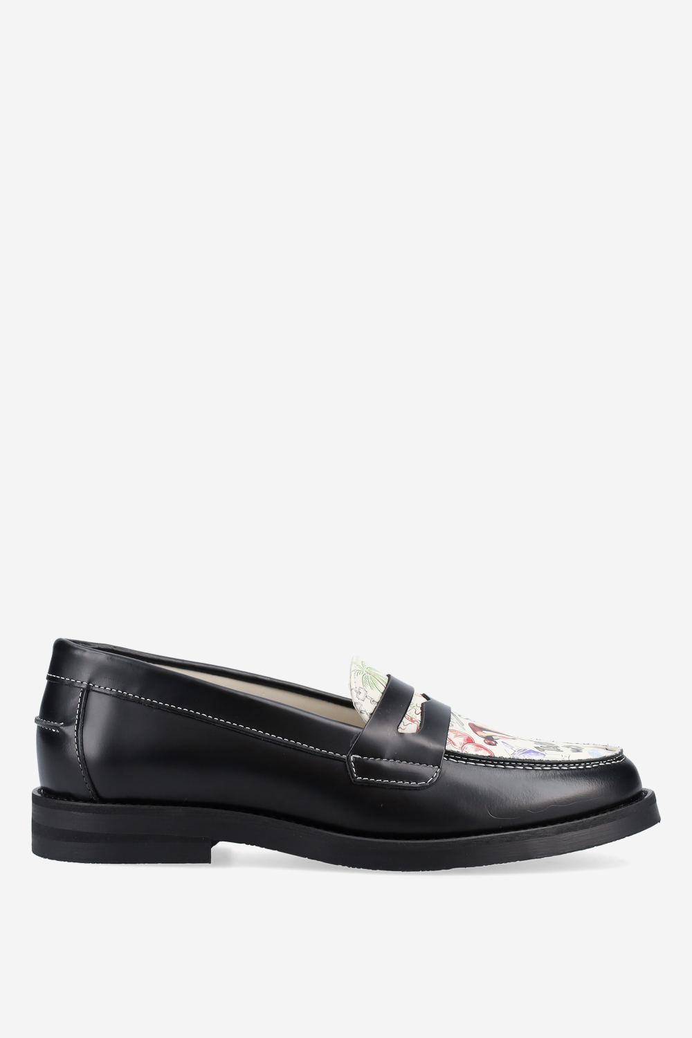 DUKE + DEXTER - Wilde casa doodle penny leather loafer