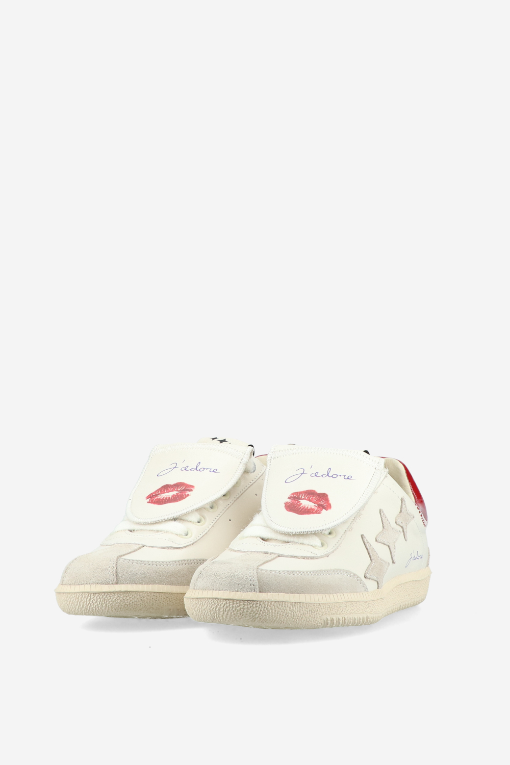 Plus duke leather kiss sneaker