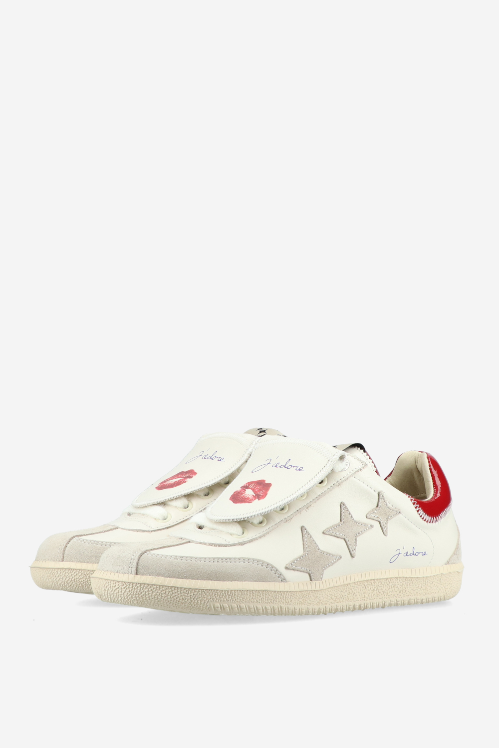 Plus duke leather kiss sneaker