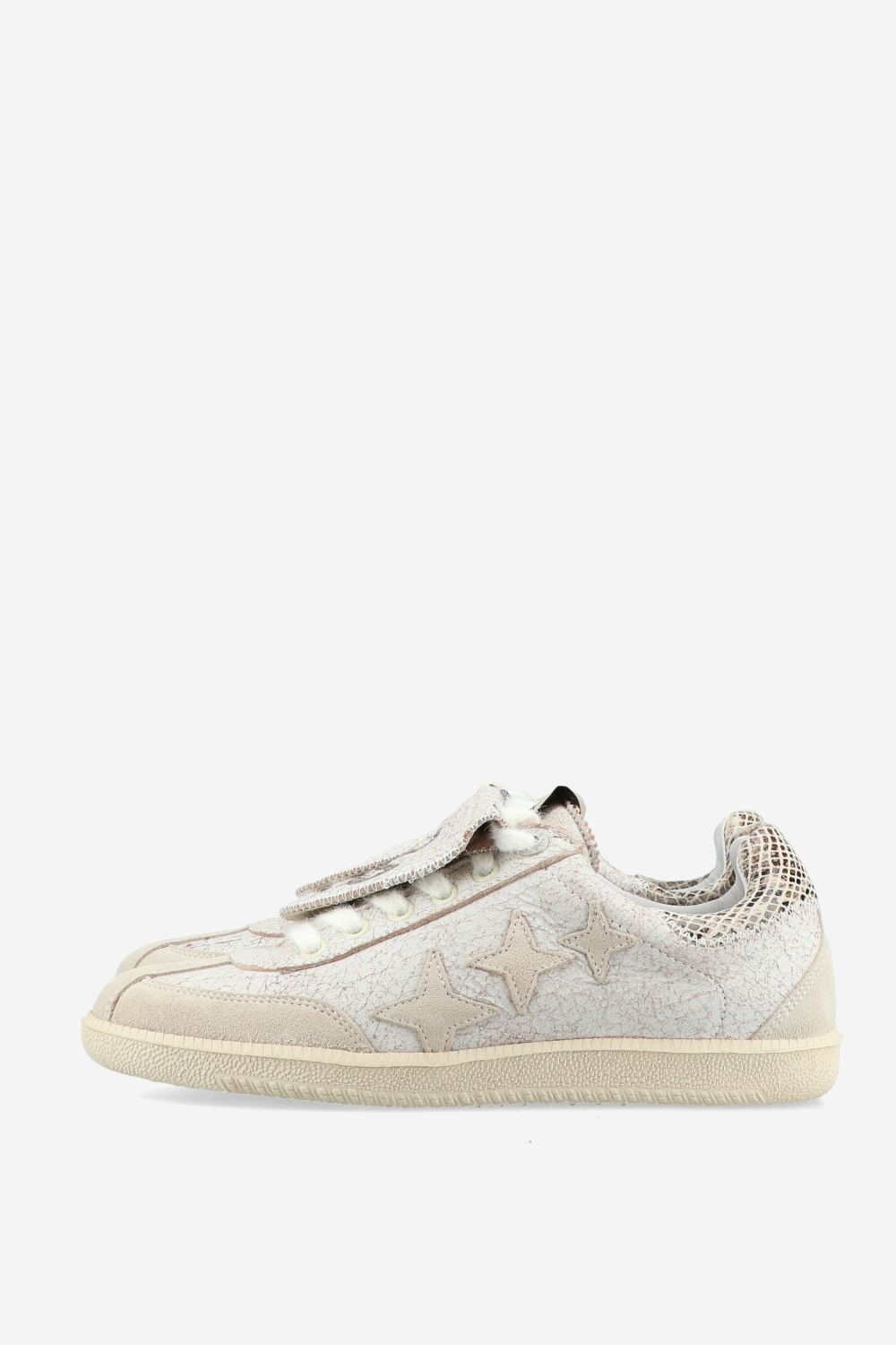 Plus duke leather snake sneakers