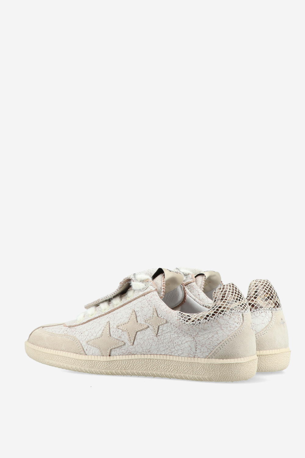 Plus duke leather snake sneakers