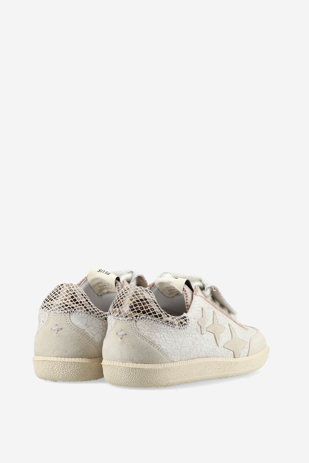 Plus duke leather snake sneakers