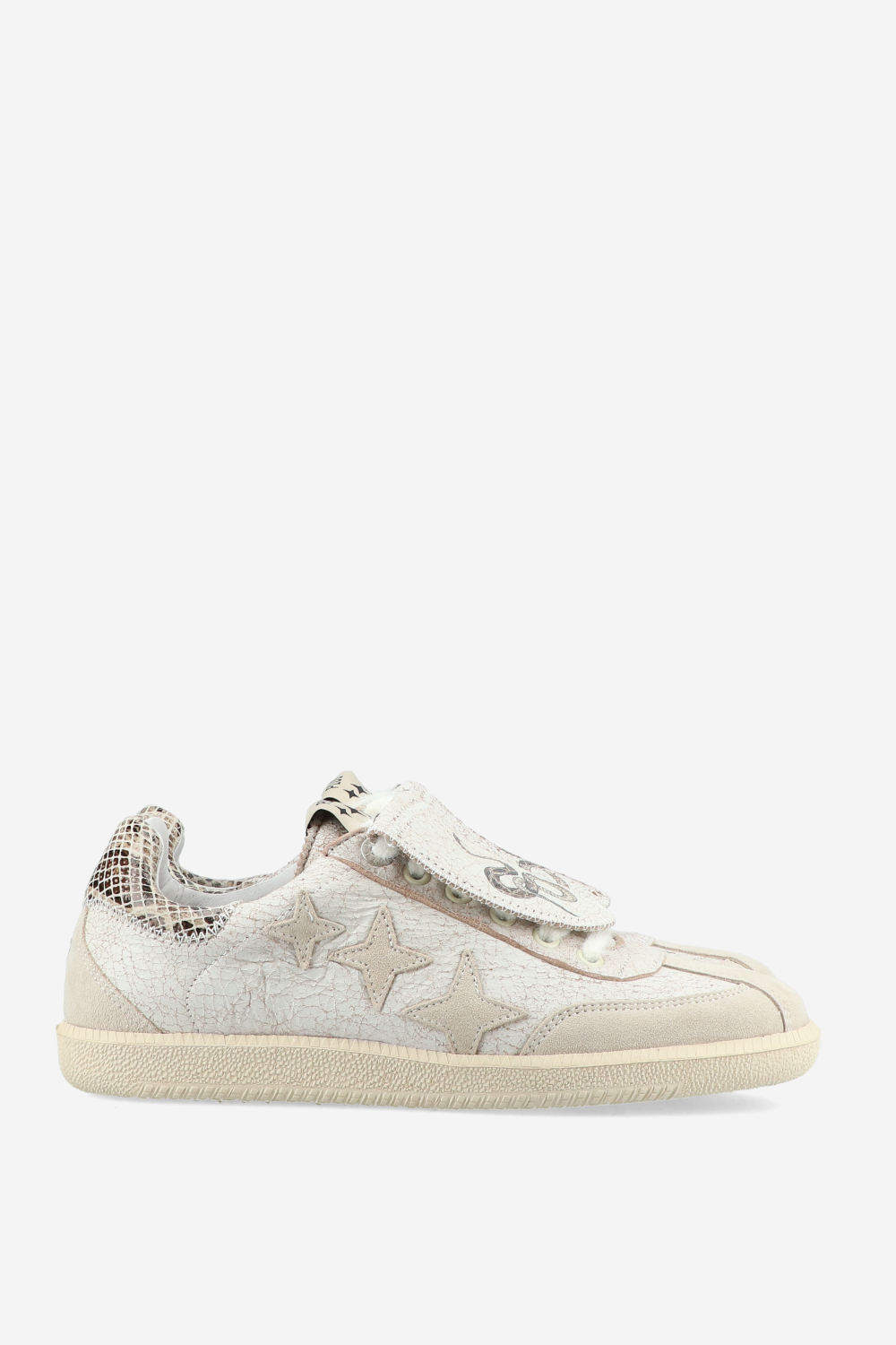 Plus duke leather snake sneakers