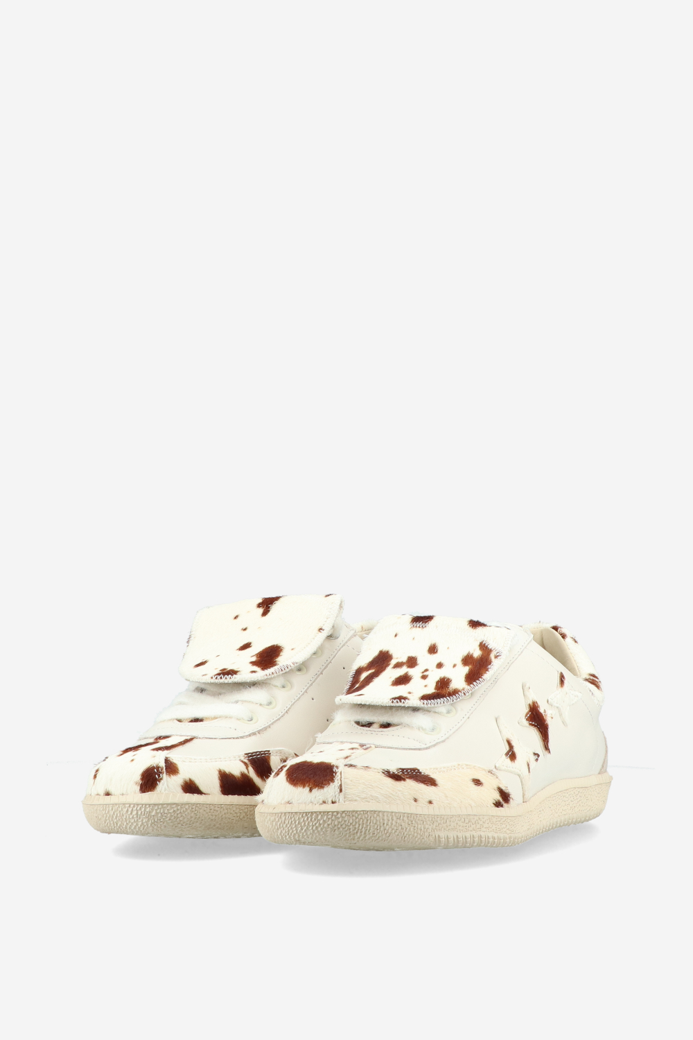 Plus duke leather cow sneakers