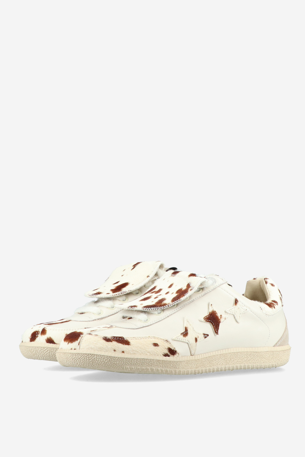 Plus duke leather cow sneakers