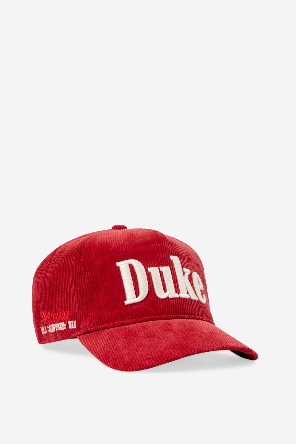 DUKE + DEXTER - Duke red corduroy cap