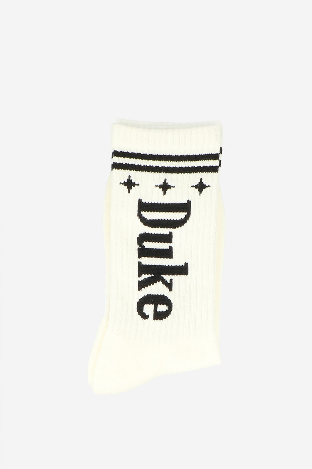 DUKE + DEXTER - Duke white + black socks