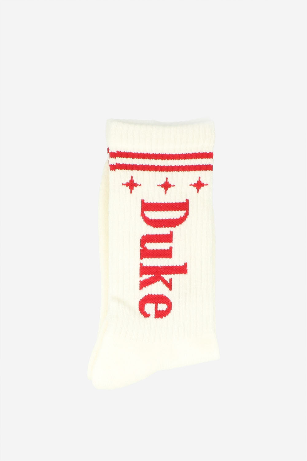 DUKE + DEXTER - Duke white + red socks