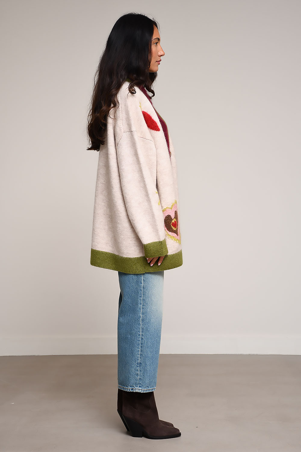 Alemais - Contessa artwork v-neck cardigan