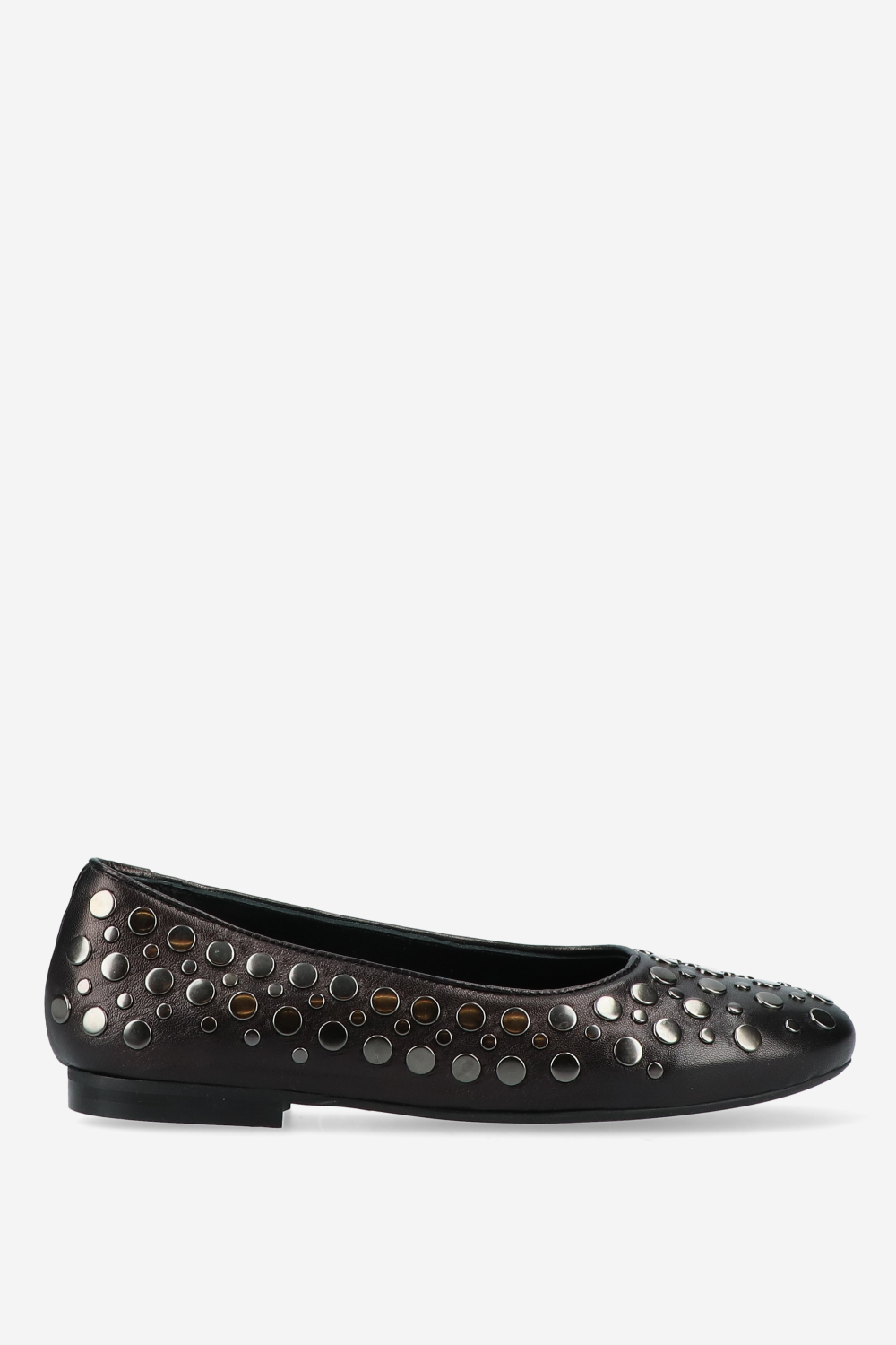 Rotue - 3 nights leather studded ballerinas