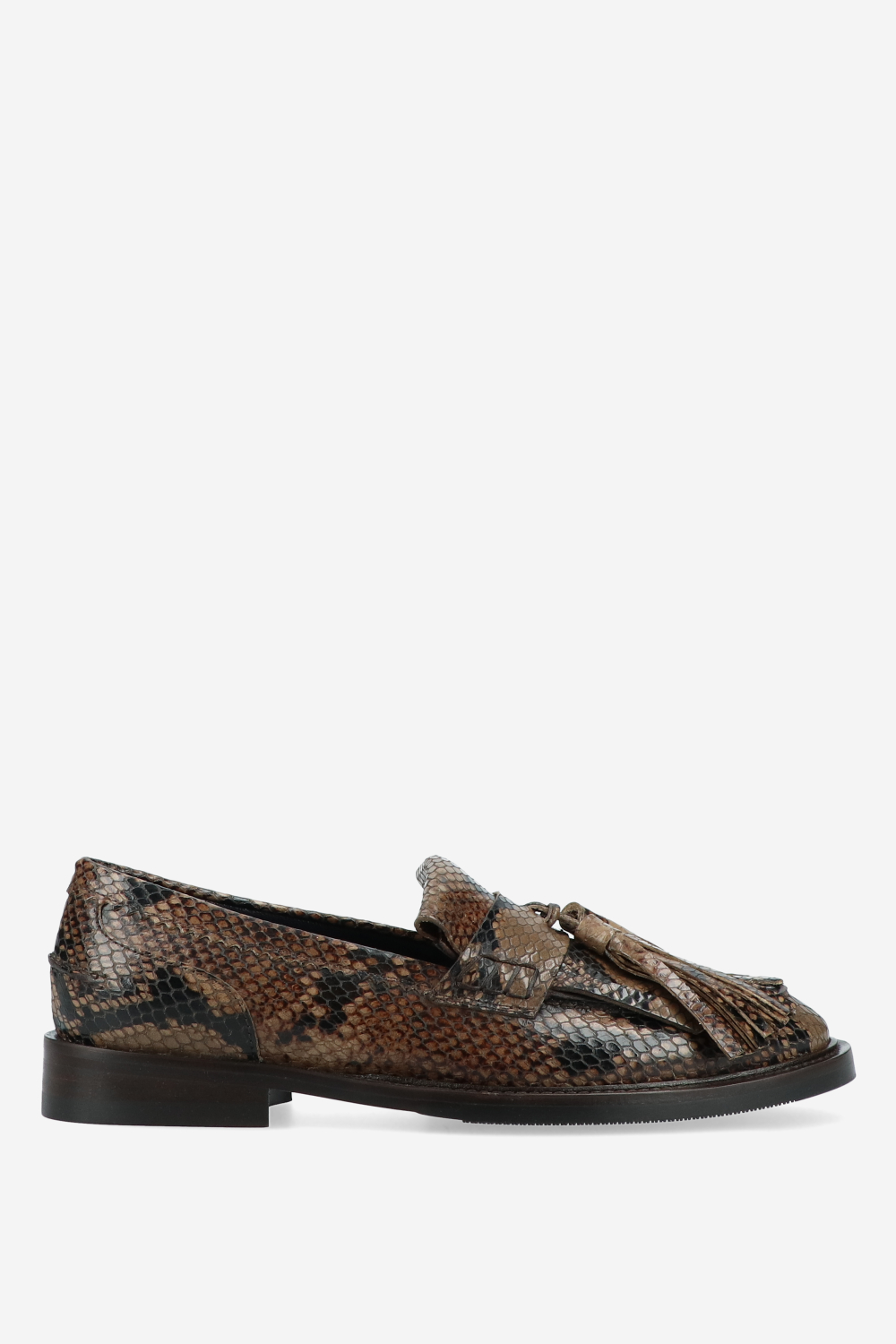 Rotue - Courage pitone leather loafers