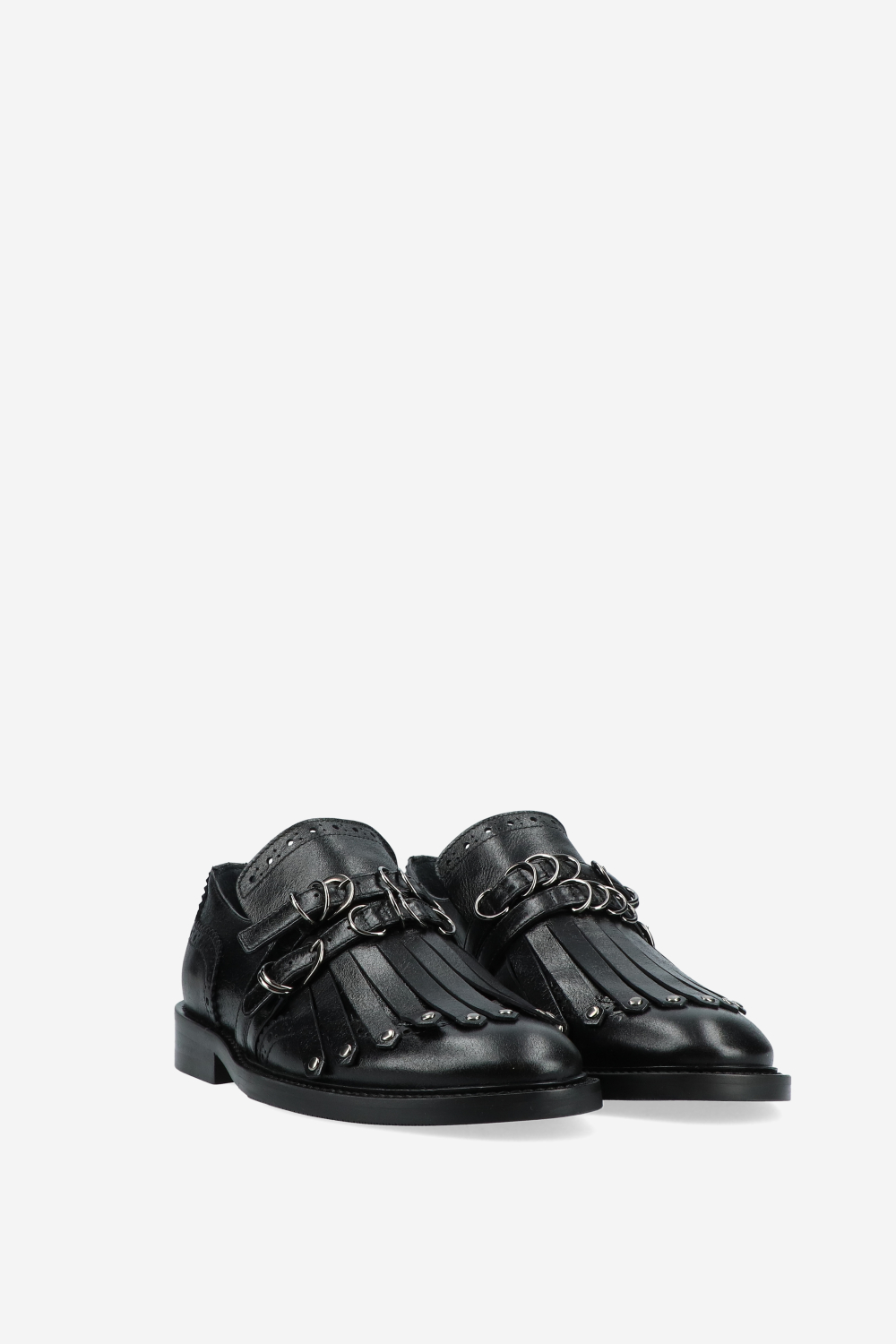 Sure Thing fringe leather loafers