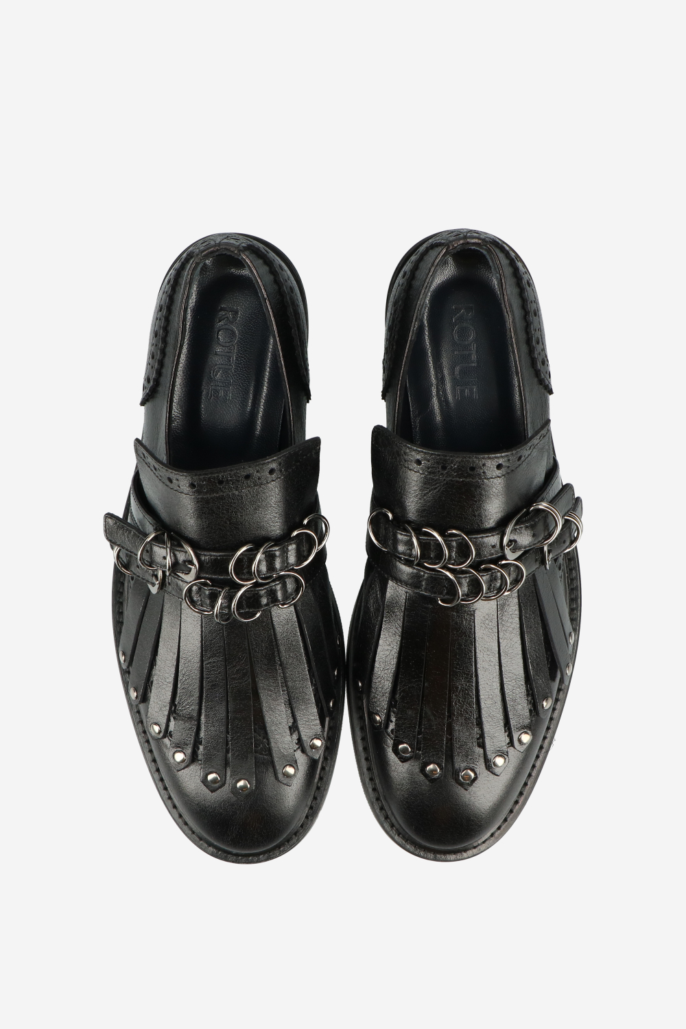 Sure Thing fringe leather loafers