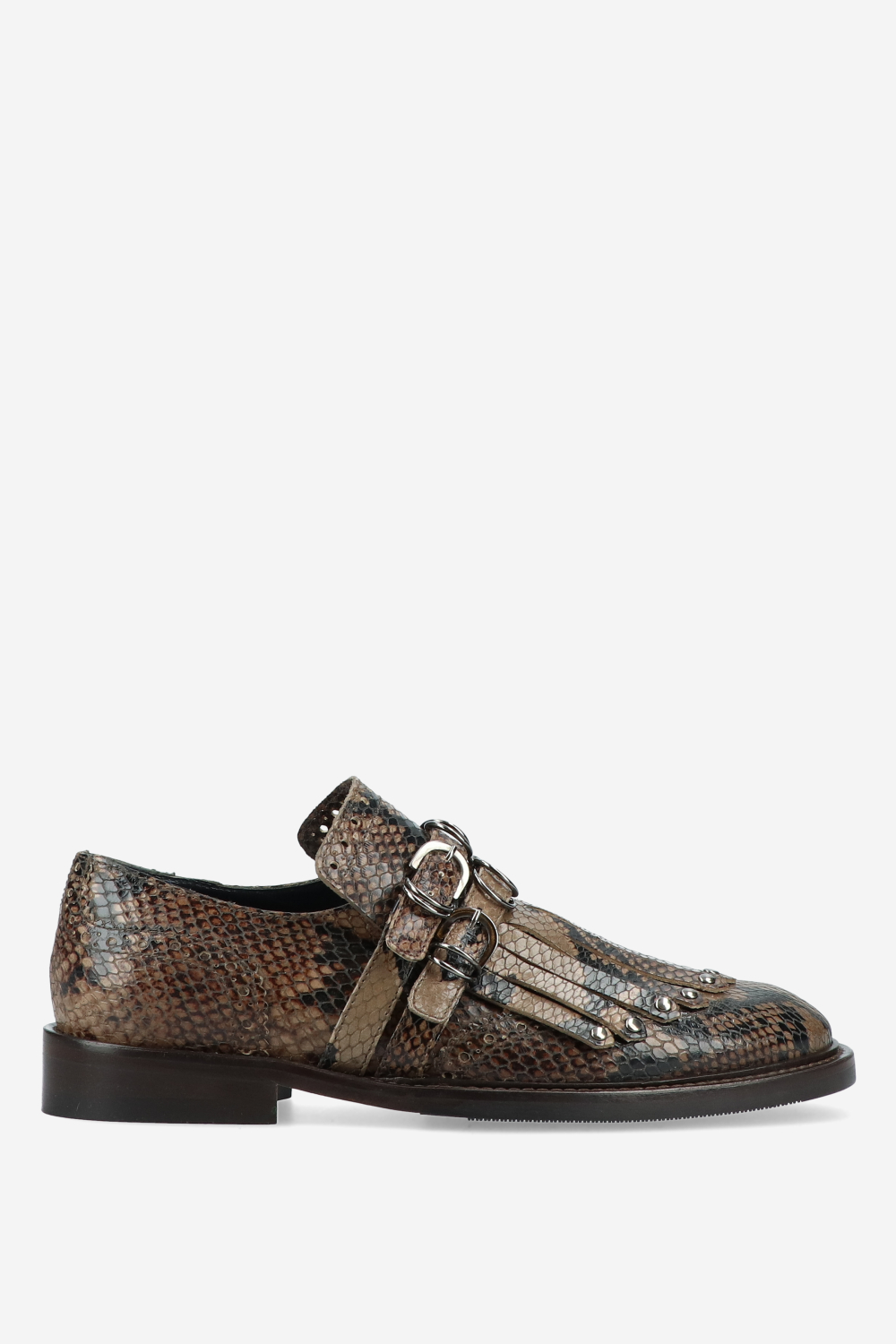 Rotue - Sure Thing fringe pitone leather loafers