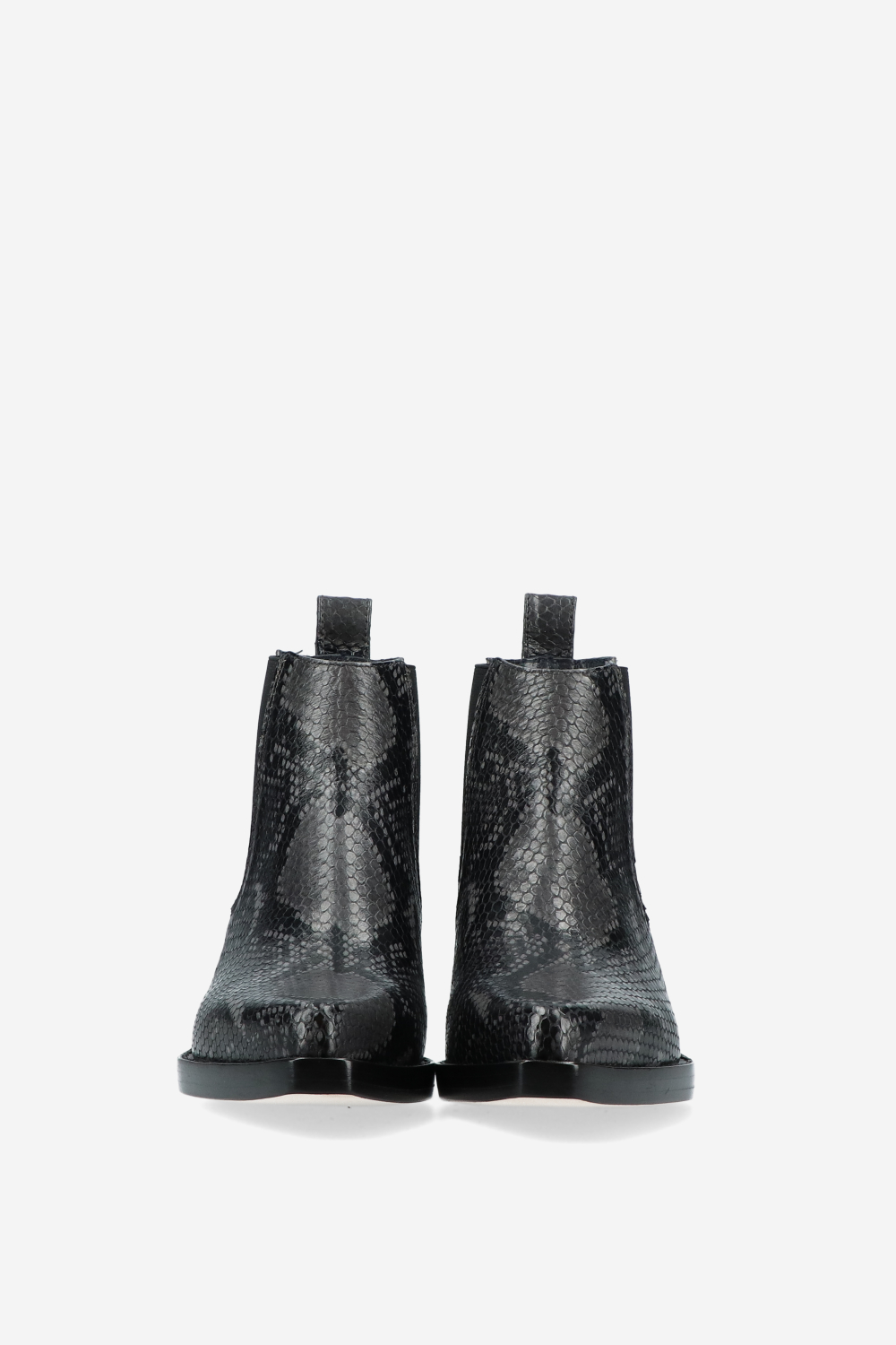 Grenade pitone leather ankle boots
