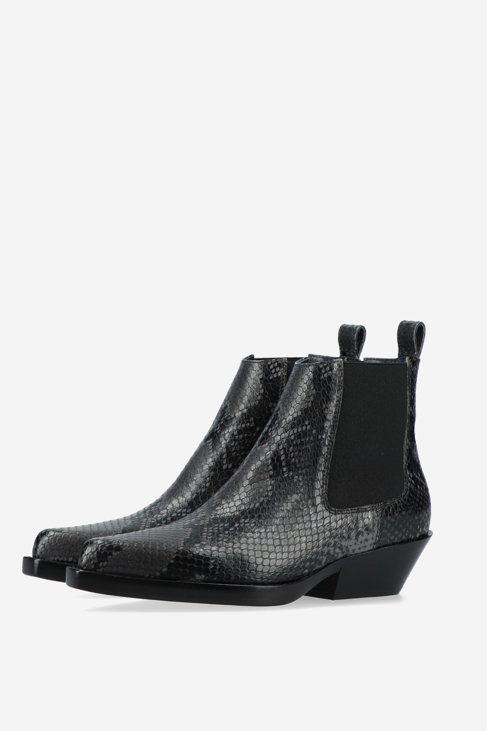 Grenade pitone leather ankle boots