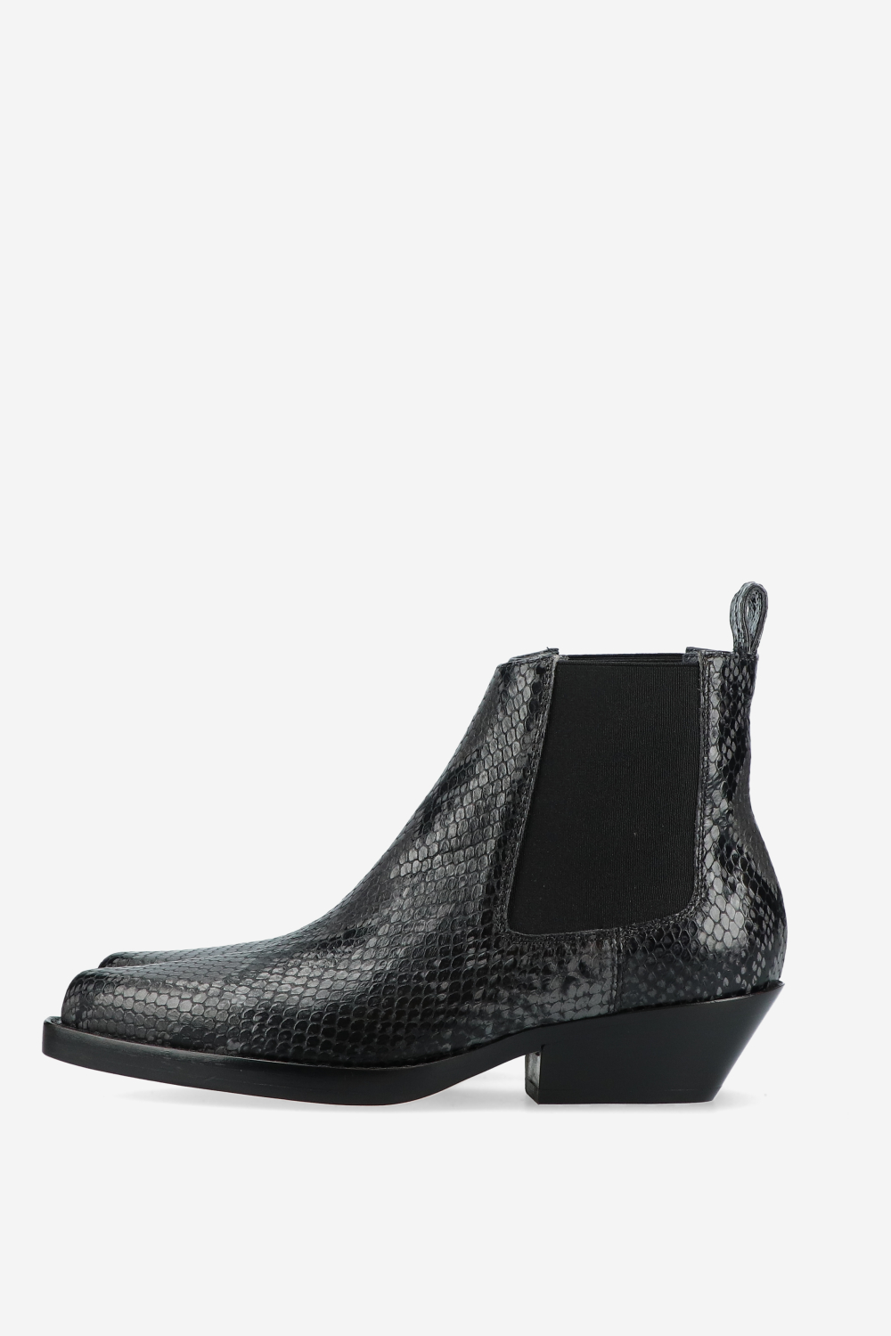 Grenade pitone leather ankle boots