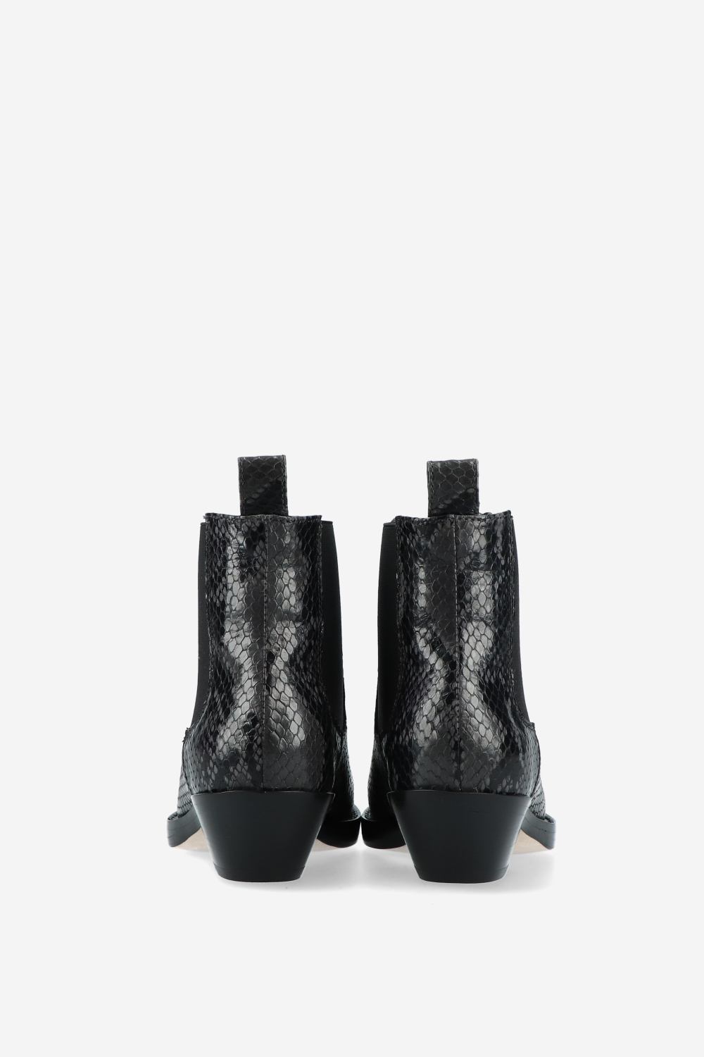 Grenade pitone leather ankle boots