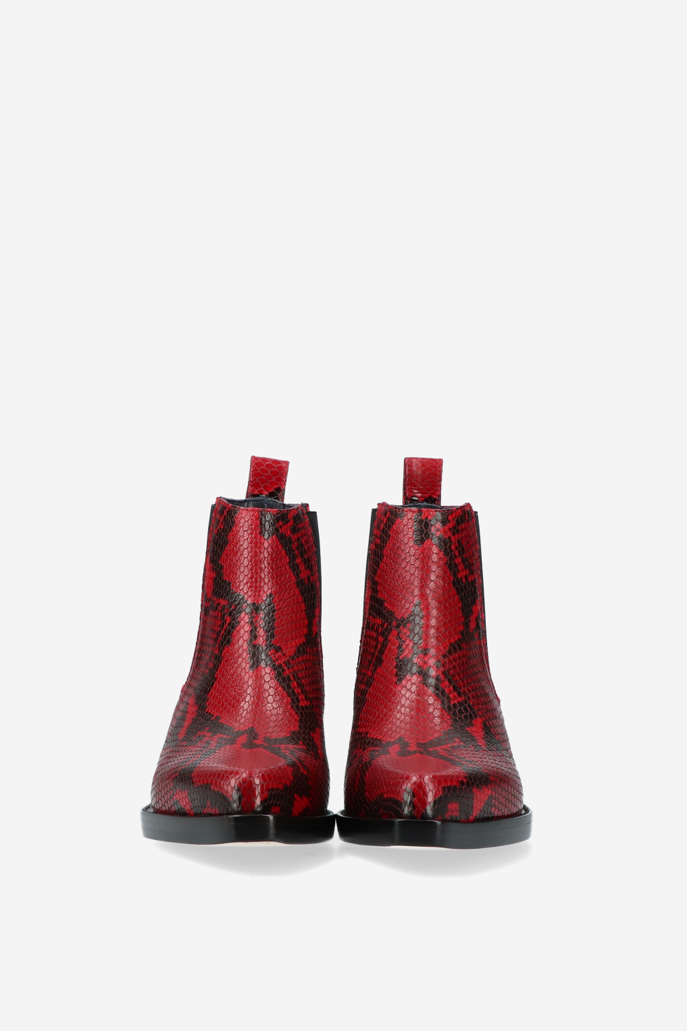 Grenade pitone leather ankle boots