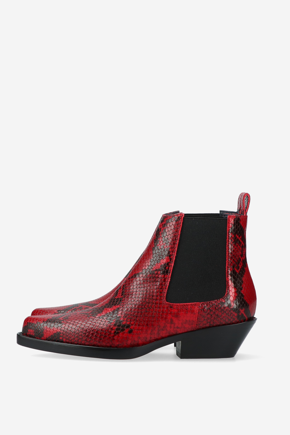 Grenade pitone leather ankle boots