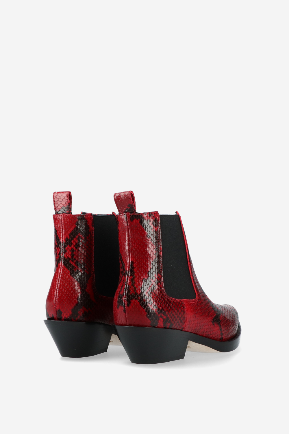 Grenade pitone leather ankle boots