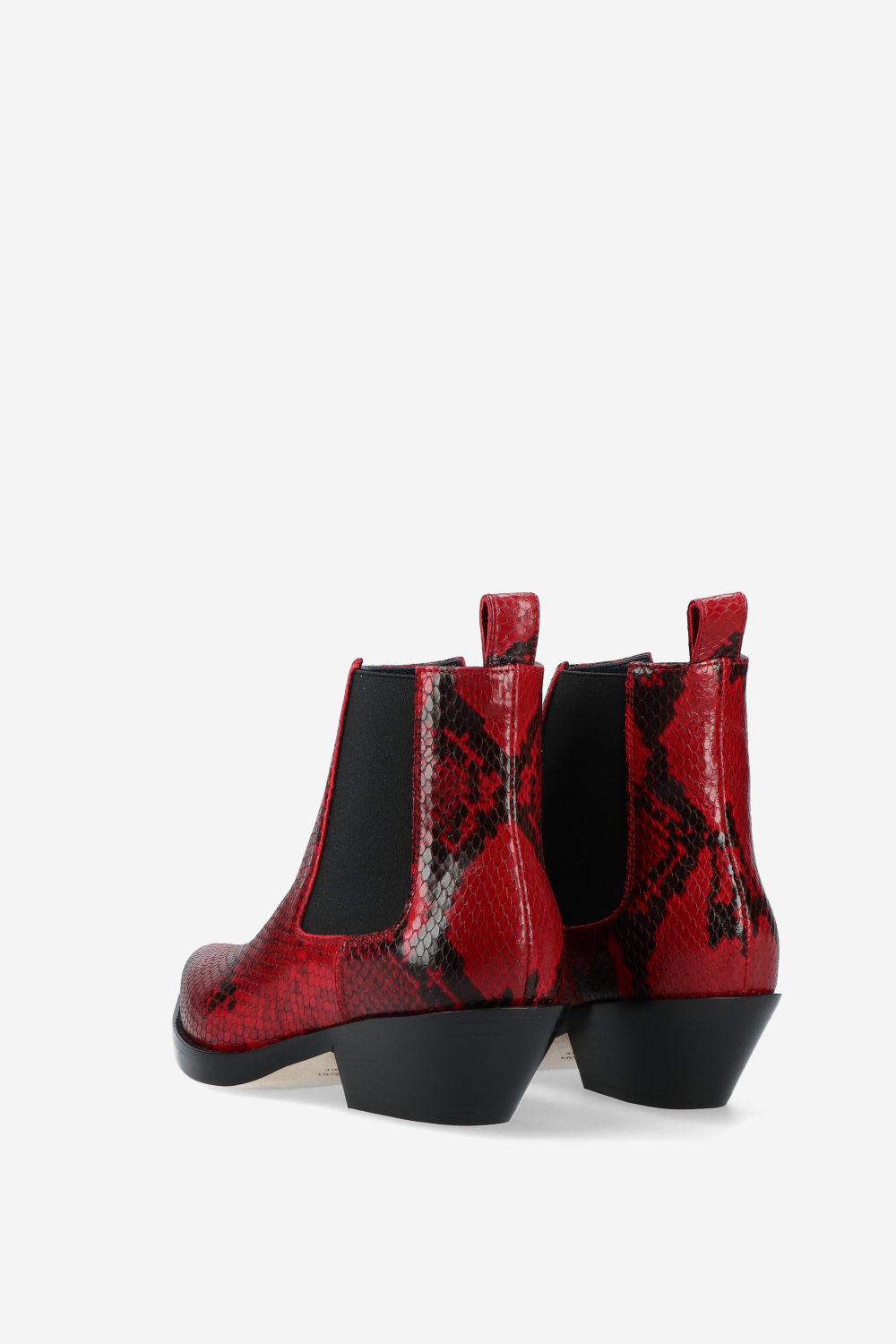 Grenade pitone leather ankle boots